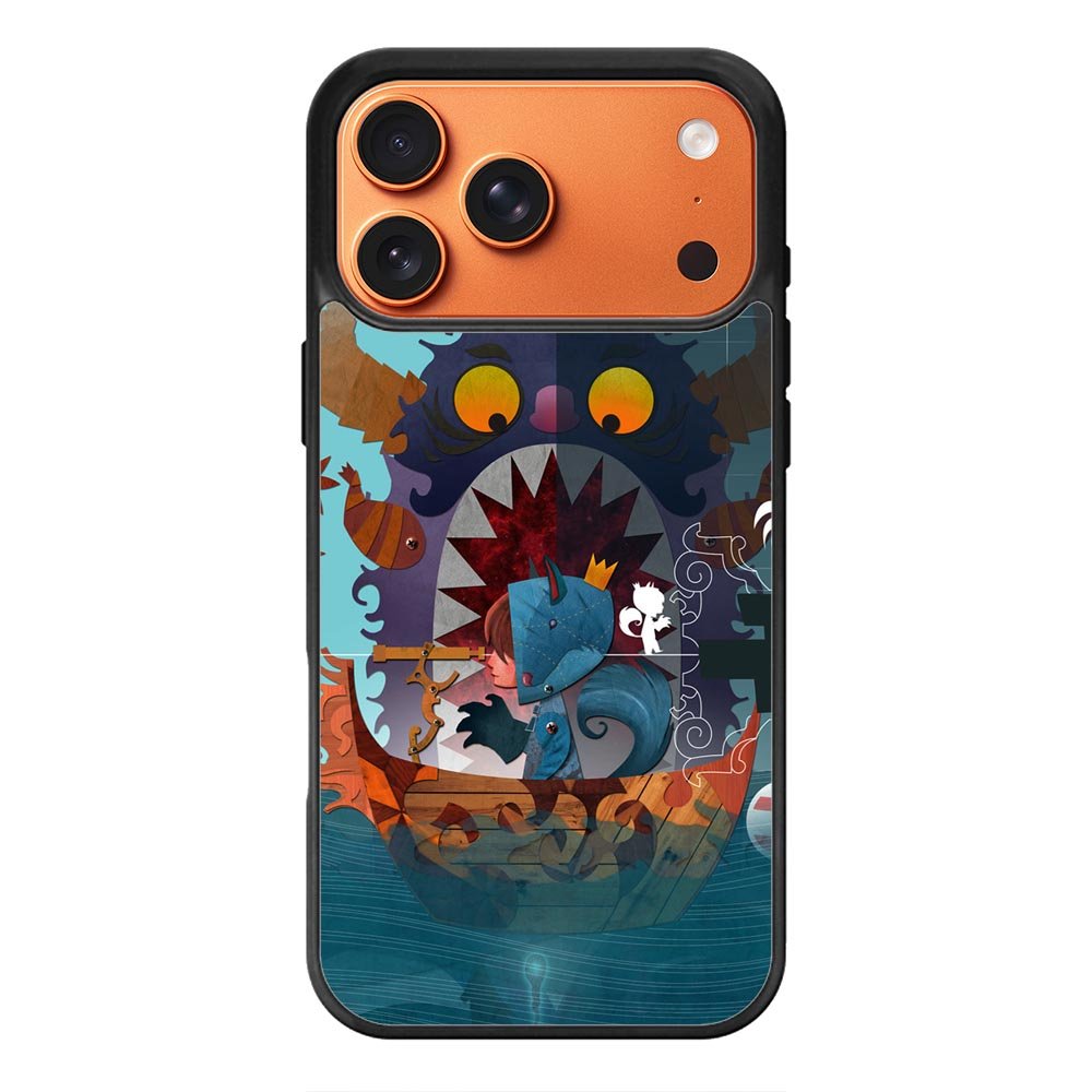 Where the Wild Things Are cartoon Wallpaper iPhone 17 Pro Case QC1494
