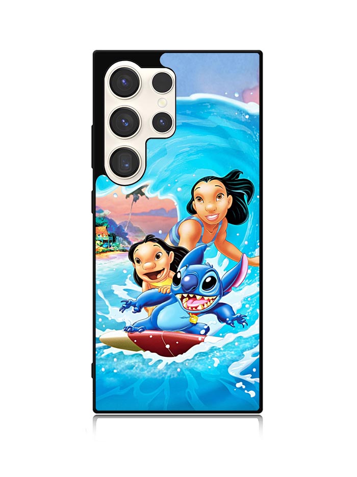 lilo stitch Wallpaper Samsung Galaxy S25 Ultra 5G Case QC1499