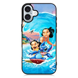lilo stitch Wallpaper iPhone 16 Plus Case QC1499