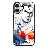 Superman Man Of Steel Painting iPhone 16 Plus Case QC2301