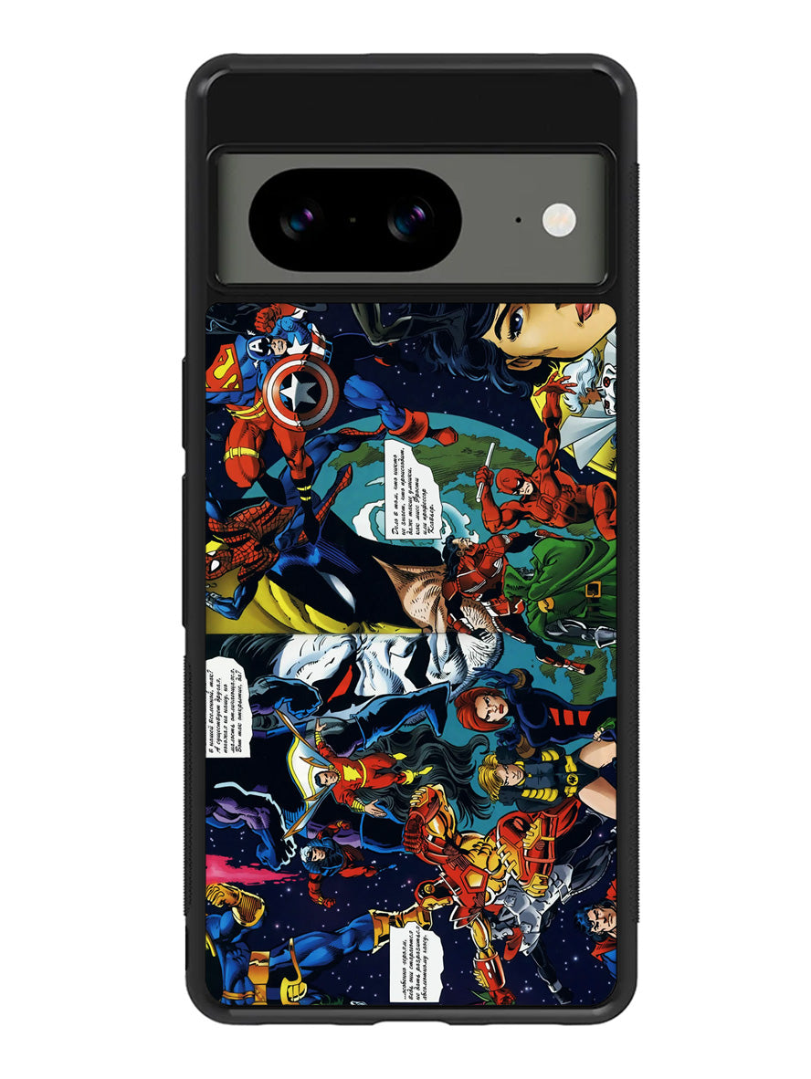 dc vs marvel Google Pixel 8 Case QC4616