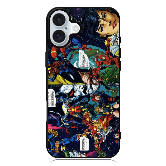 dc vs marvel iPhone 16 Case QC4616