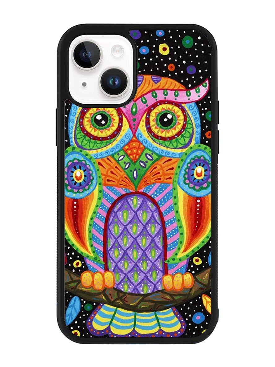Little Colorful Owl iPhone 15 Plus Case OV1511