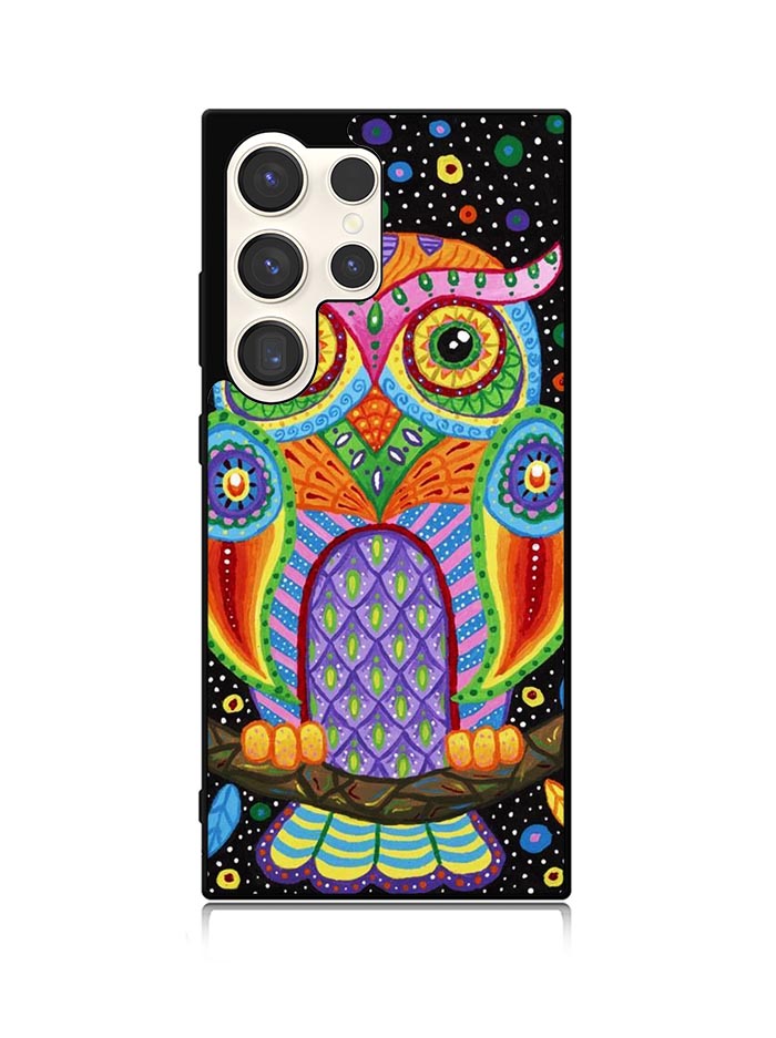 Little Colorful Owl Samsung Galaxy S23 Ultra 5G Case QC1511