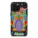 Little Colorful Owl iPhone 16 Pro Case OV1511