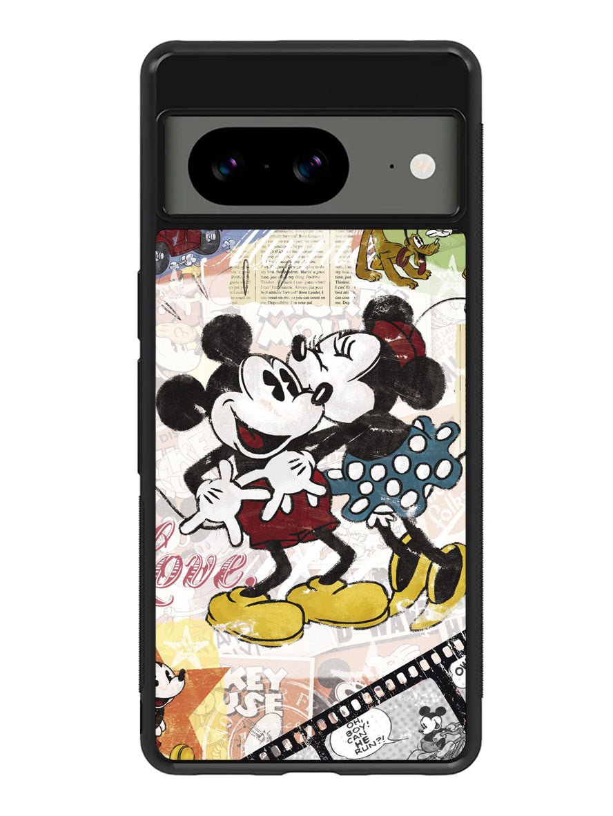 Vintage Disney Mickey Mouse Google Pixel 8 Case QC2056