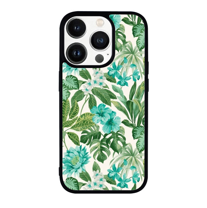 Tropical green FLN0039 iPhone 14 Pro Max | iPhone 14 Pro | iPhone 14 Plus | iPhone 14 Case