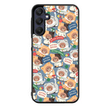 Kitten brown FLN0048 Samsung Galaxy A15 A25 A35 A55 5G Case