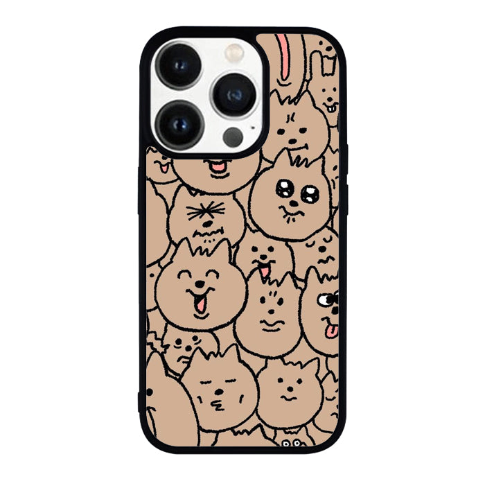 Face dog FLN0052 iPhone 14 Pro Max | iPhone 14 Pro | iPhone 14 Plus | iPhone 14 Case