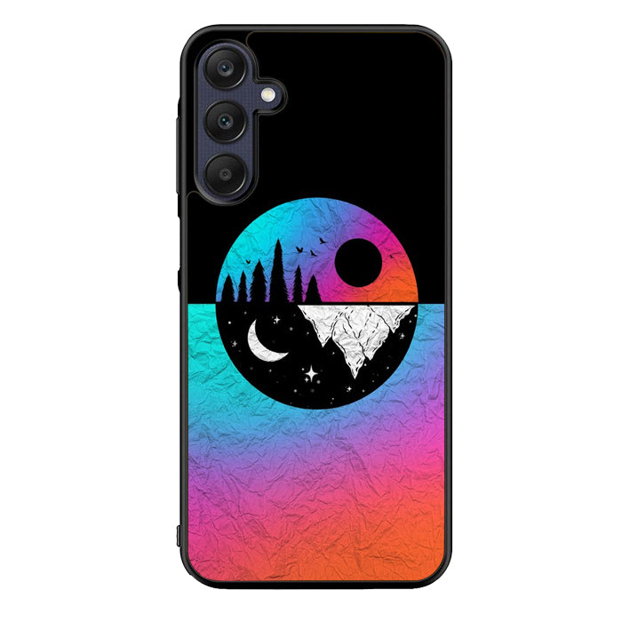 Moon and sun FLN0060 Samsung Galaxy A15 A25 A35 A55 5G Case