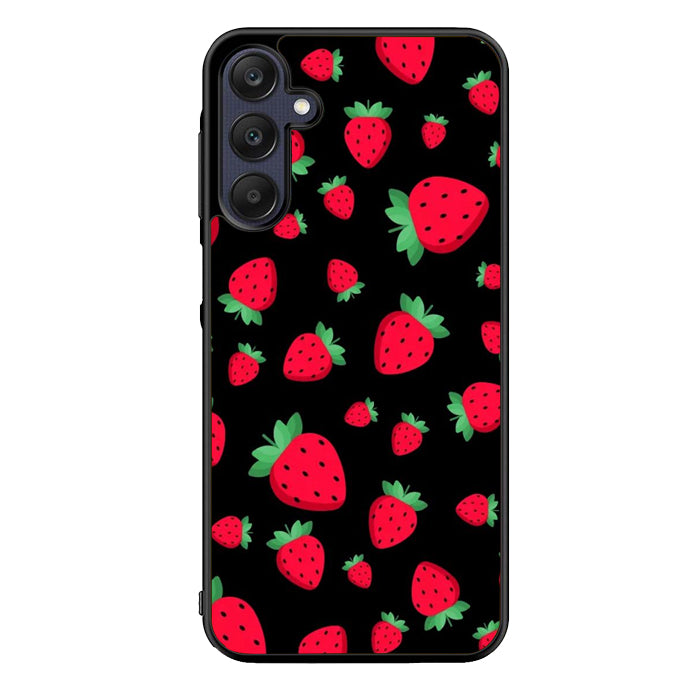 strawberry pattern FLN0062 Samsung Galaxy A15 A25 A35 A55 5G Case