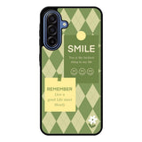 smile green FLN0072 Samsung Galaxy A17 Case
