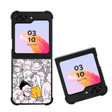 couple art FLN0082 Samsung Galaxy Z Flip 5 , Z Flip 4 , Z Flip 3 , Z Fold 5 , Z Fold 4 , Z Fold 3 5G Case