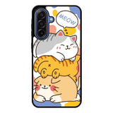cat meow FLN0097 Samsung Galaxy A17 Case