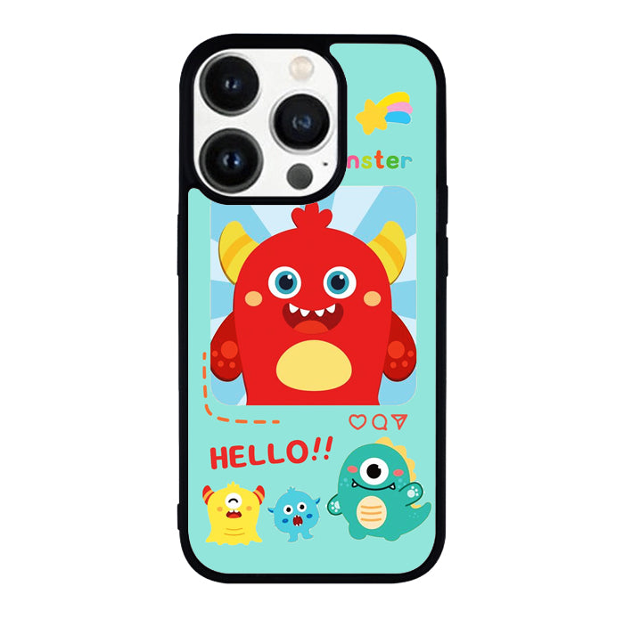 Hello monster FLN0100 iPhone 14 Pro Max | iPhone 14 Pro | iPhone 14 Plus | iPhone 14 Case