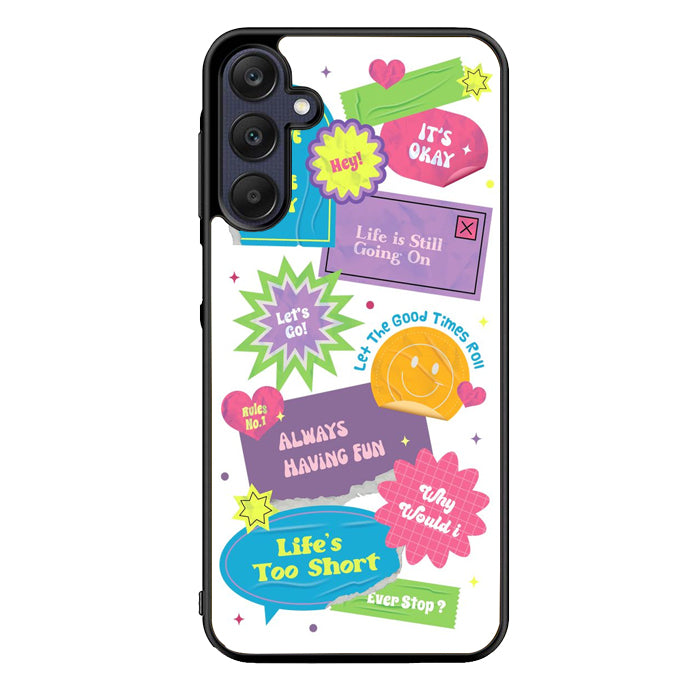 Lest go FLN0136 Samsung Galaxy A15 A25 A35 A55 5G Case