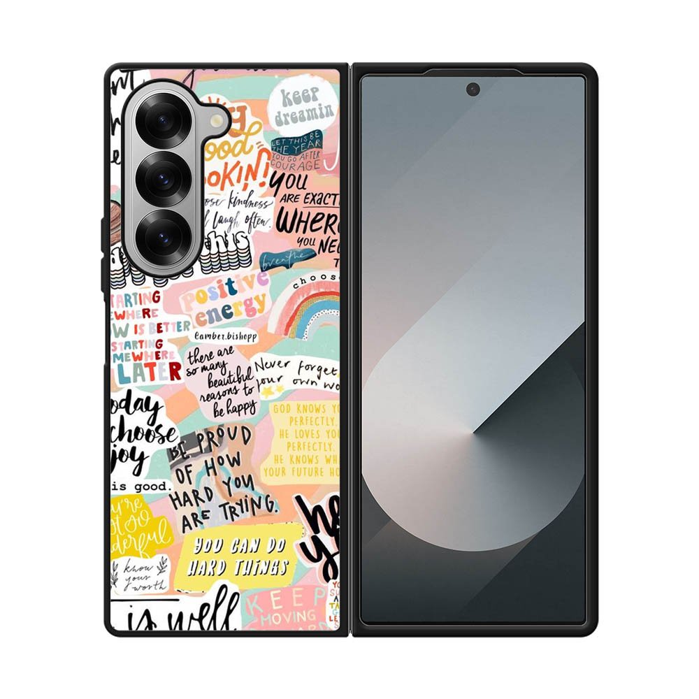 Quotes sticker FLN0140 Samsung Galaxy Z Fold 7 5G Case