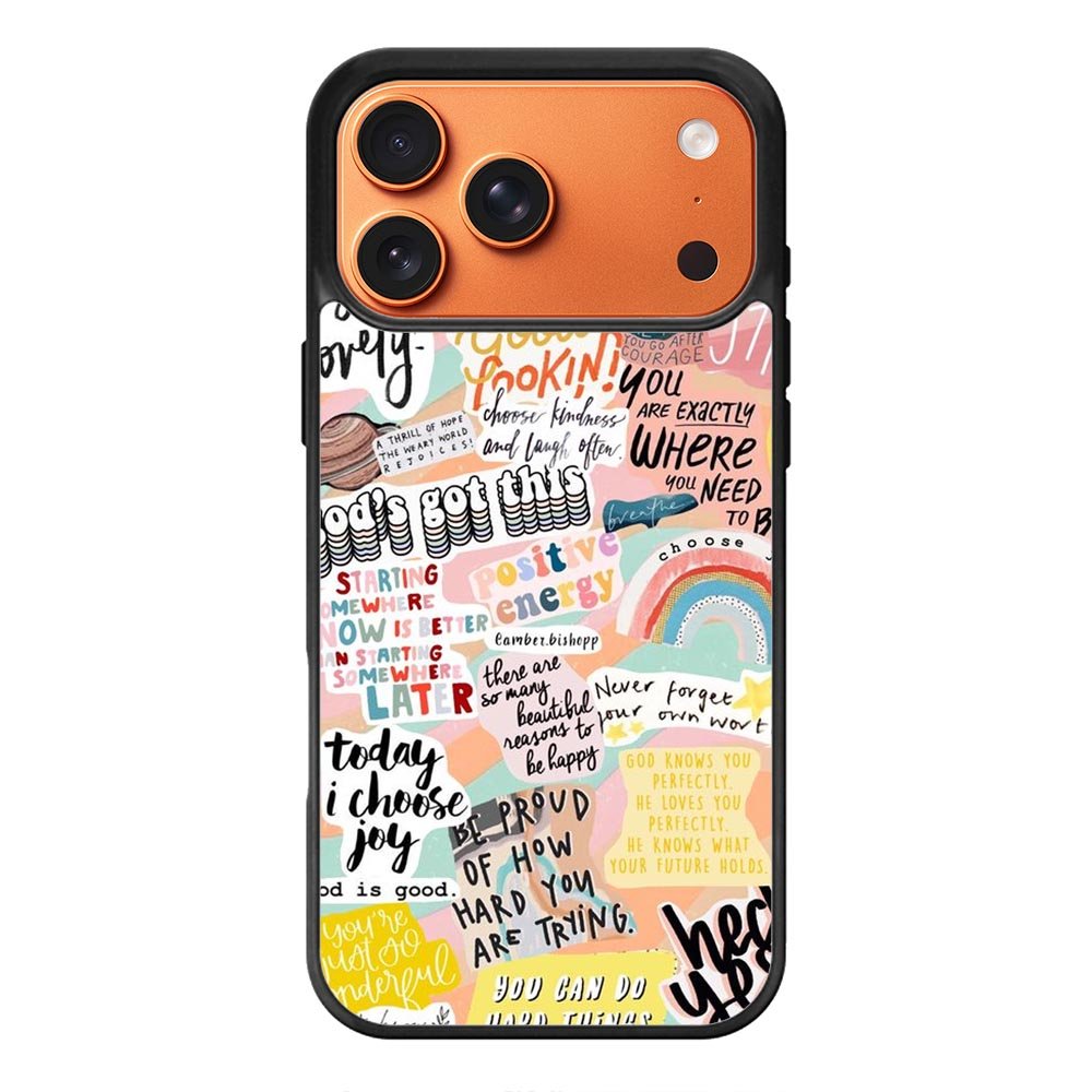 Quotes sticker FLN0140 iPhone 17 Pro Case