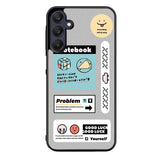 Notebook FLN0143 Samsung Galaxy A15 A25 A35 A55 5G Case