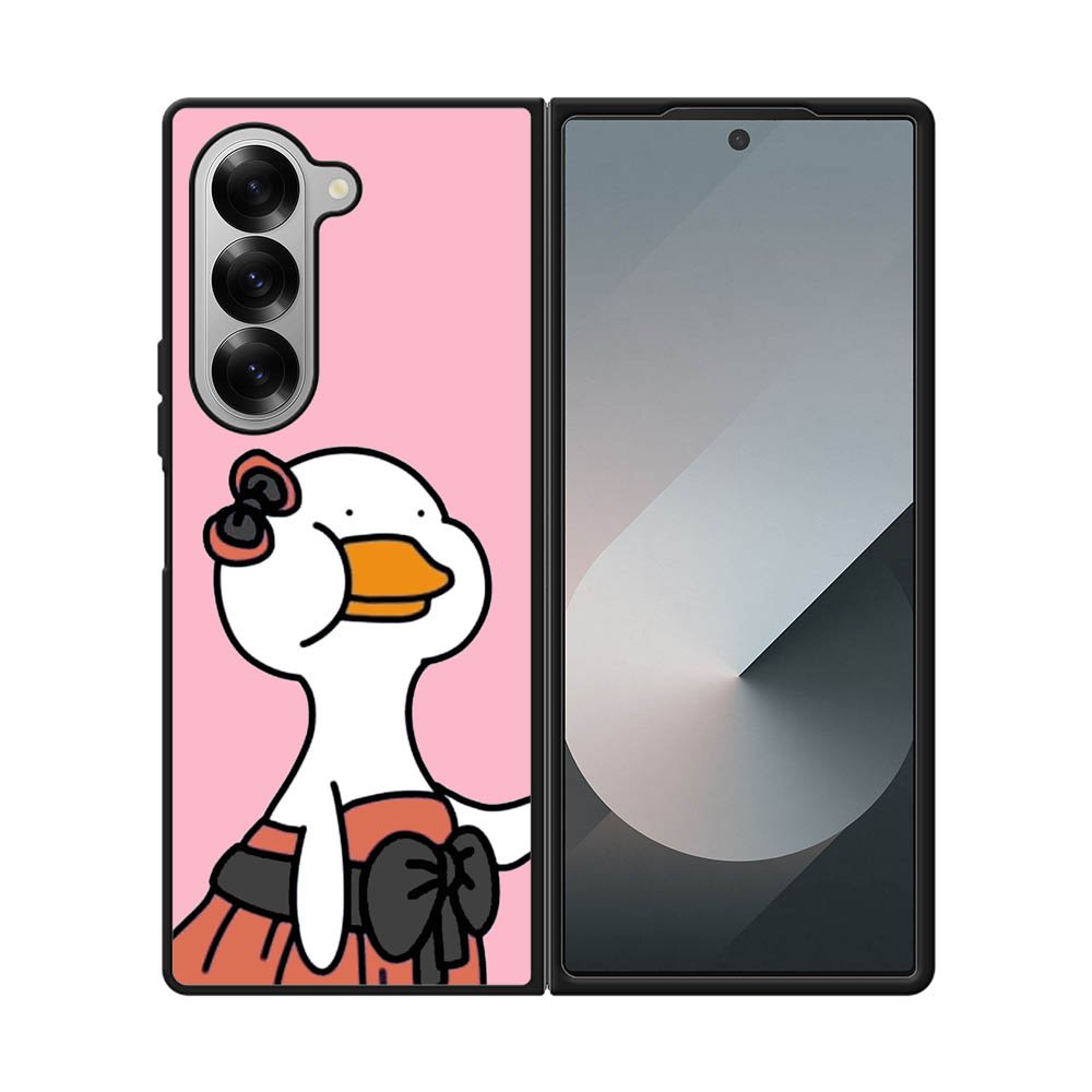duck cute gril FLN0177 Samsung Galaxy Z Fold 7 5G Case