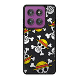 One Piece Straw Hat Pirates Logo Dark Motorola Moto Edge 60 Pro Case QC10993