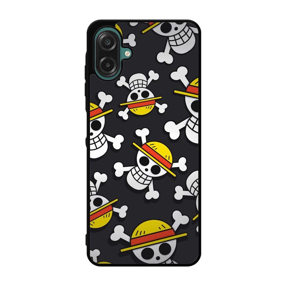 One Piece Straw Hat Pirates Logo Dark Samsung Galaxy A07 Case QC10993