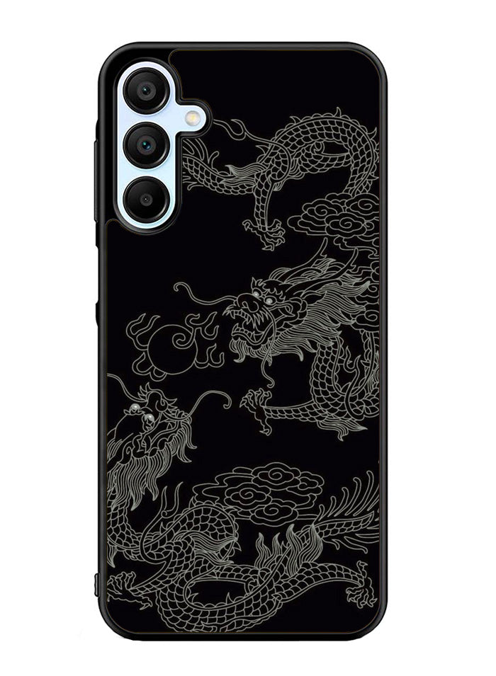 Dragon black and white Samsung Galaxy A35 5G Case OV11078