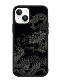 Dragon black and white iPhone 15 Plus Case OV11078