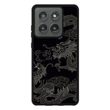 Dragon black and white Motorola Moto Edge 2025 Case OV11078