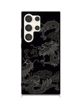 Dragon black and white Samsung Galaxy S25 Ultra 5G Case QC11078
