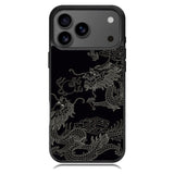 Dragon black and white iPhone 17 Pro Case OV11078