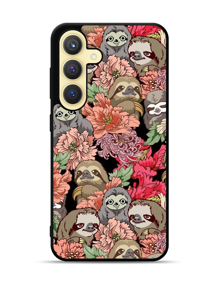 Sloth Flower Samsung Galaxy S24 Plus 5G , Samsung Galaxy S24+ 5G Case OV11030