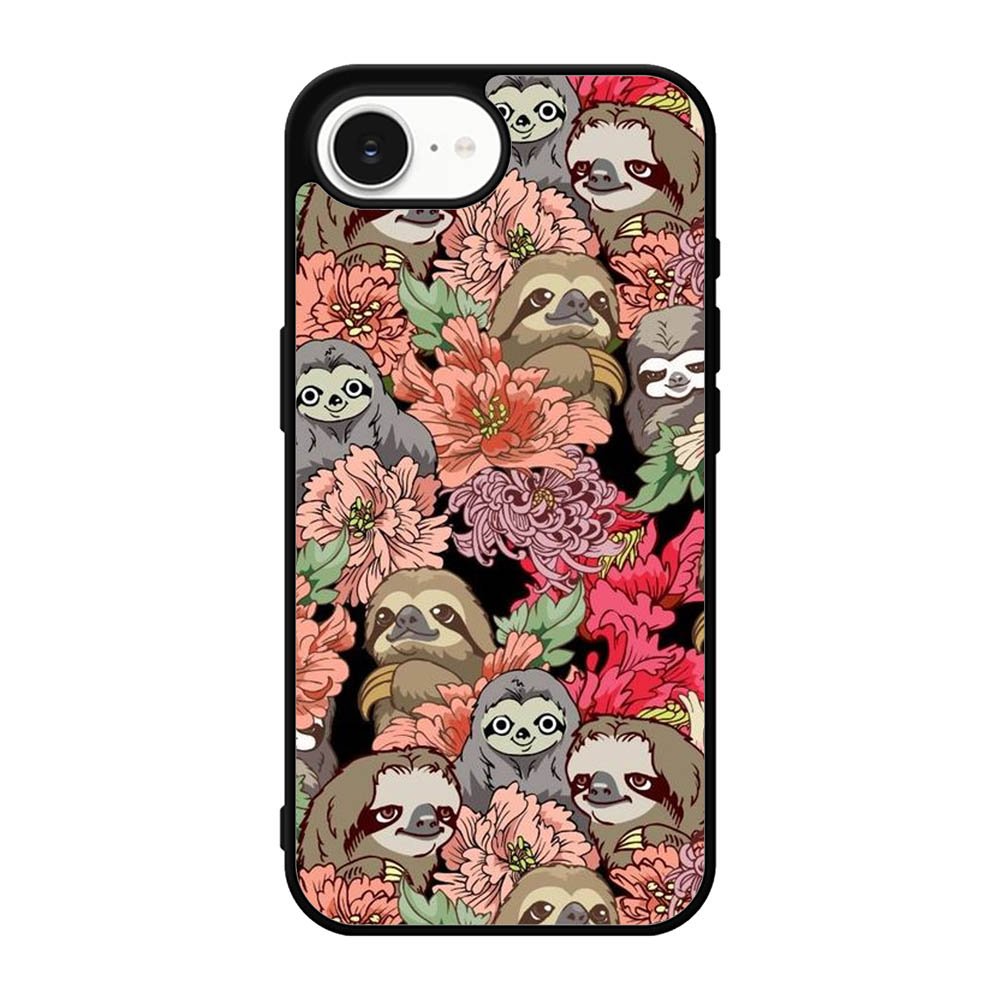Sloth Flower iPhone 17e Case OV11030