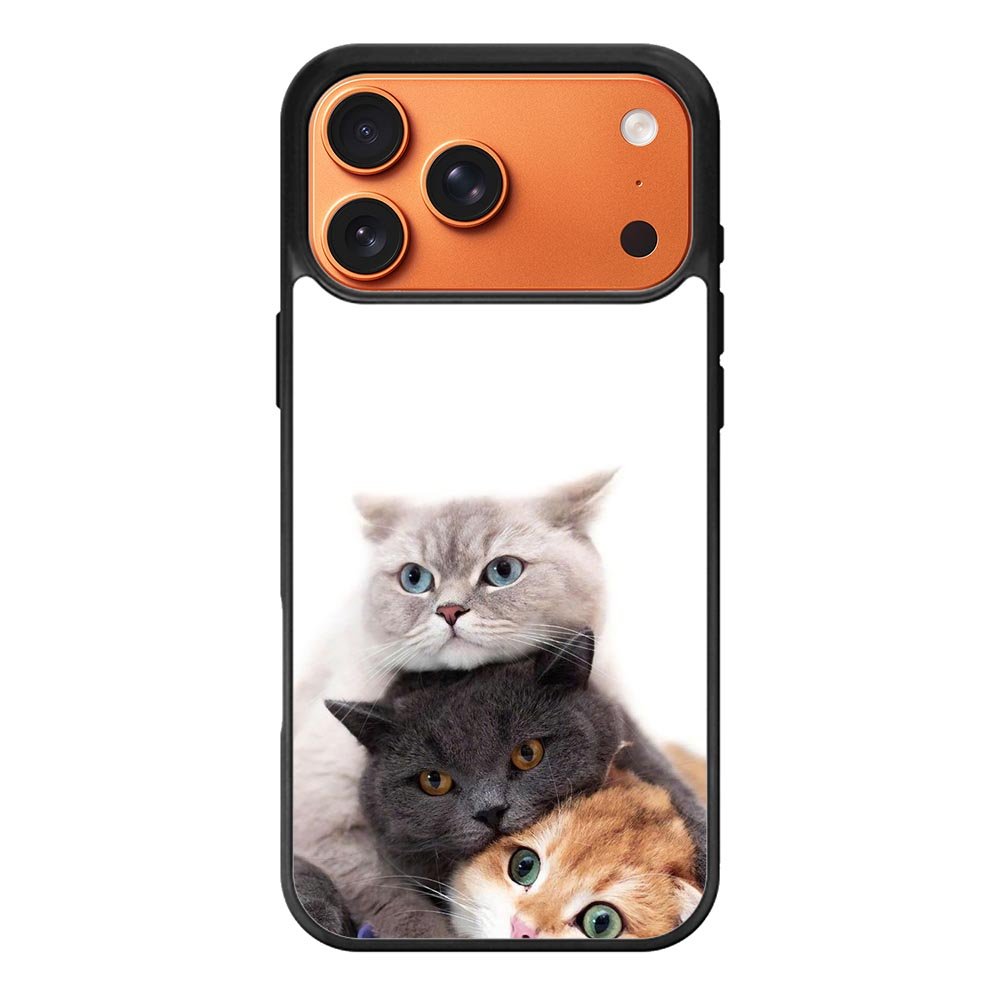 Cat Cute iPhone 17 Pro Case QC11192