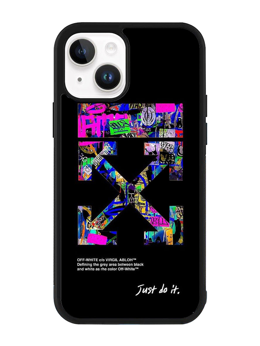 Off White iPhone 15 Plus Case OV10989
