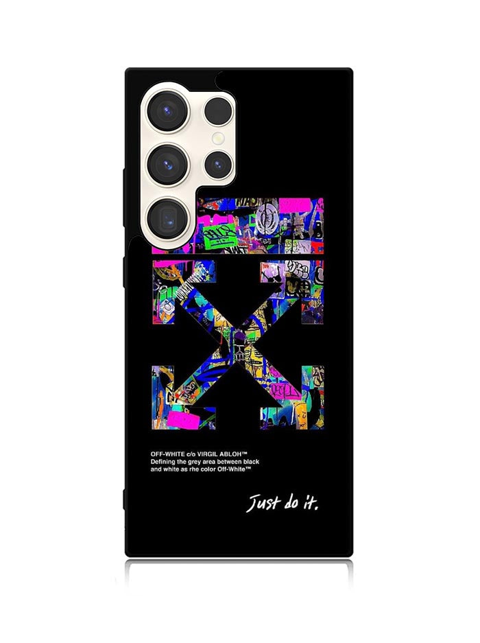 Off White Samsung Galaxy S23 Ultra 5G Case QC10989