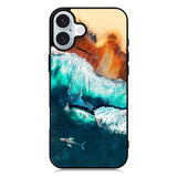 Wave painting iPhone 16 Plus Case QC10951