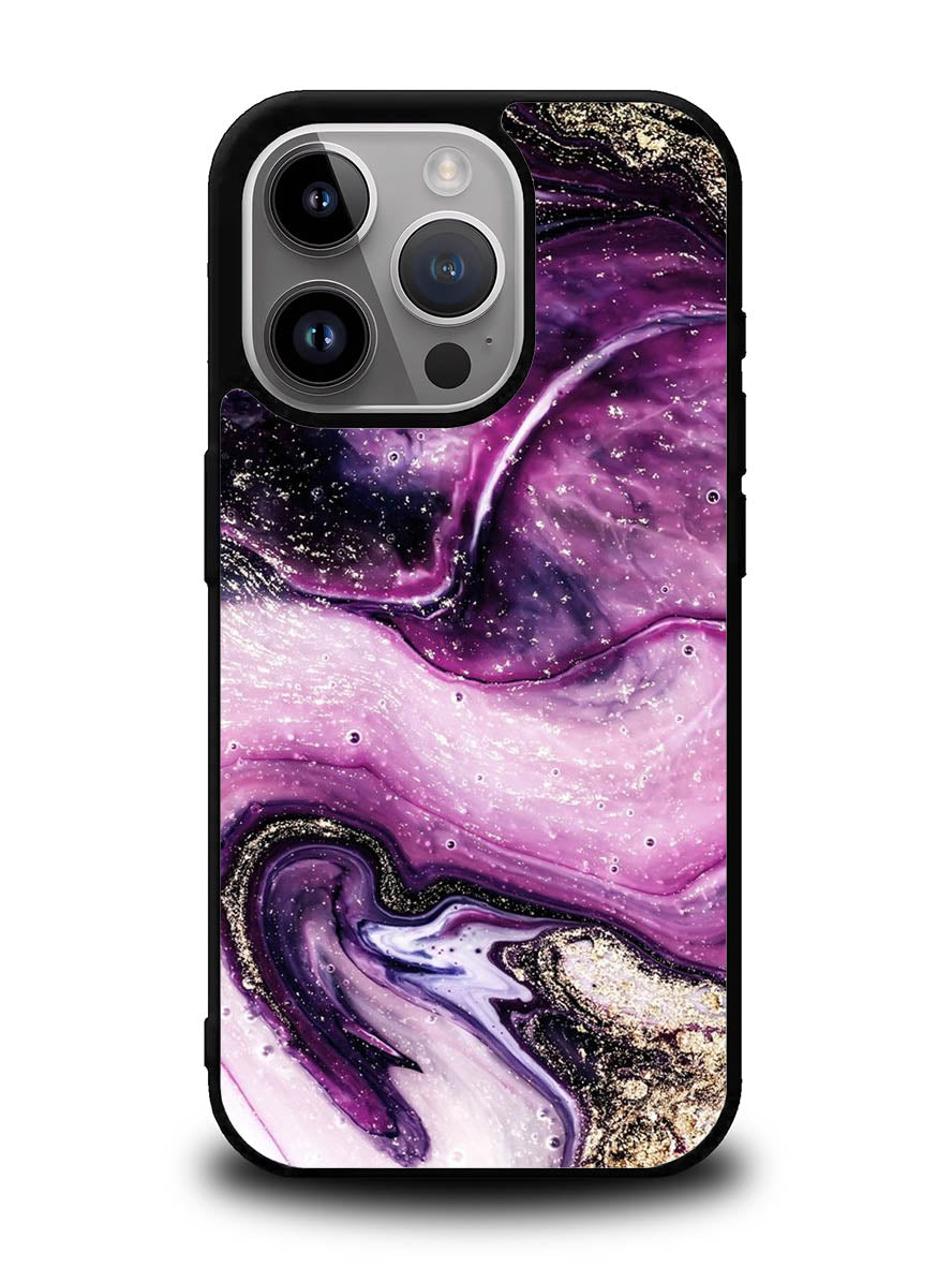 marble purple iPhone 15 Pro Case OV10964
