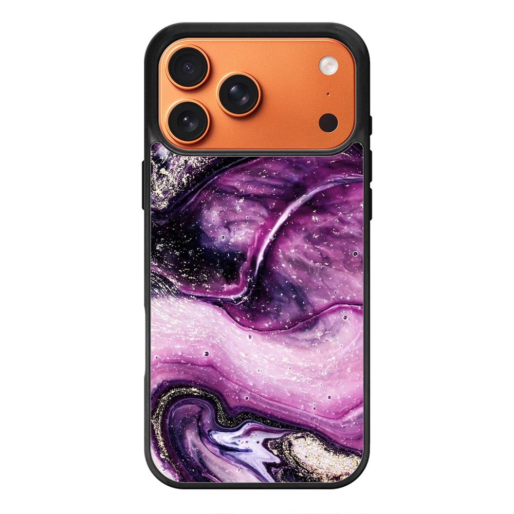 marble purple iPhone 17 Pro Case OV10964