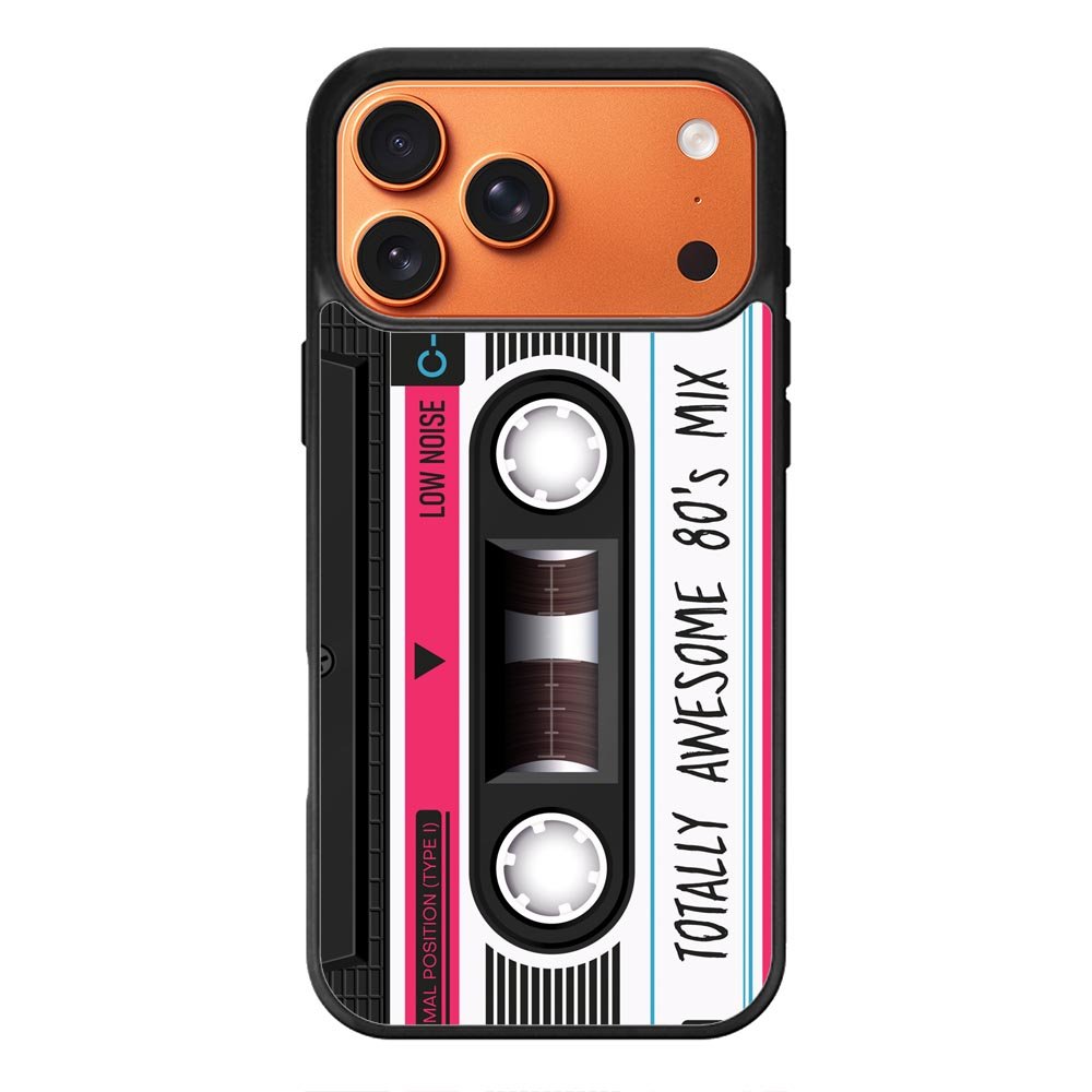 cassette tape pink iPhone 17 Pro Case OV11190