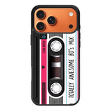 cassette tape pink iPhone 17 Pro Case OV11190