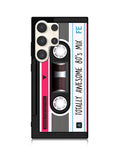 cassette tape pink Samsung Galaxy S24 Ultra 5G Case OV11190