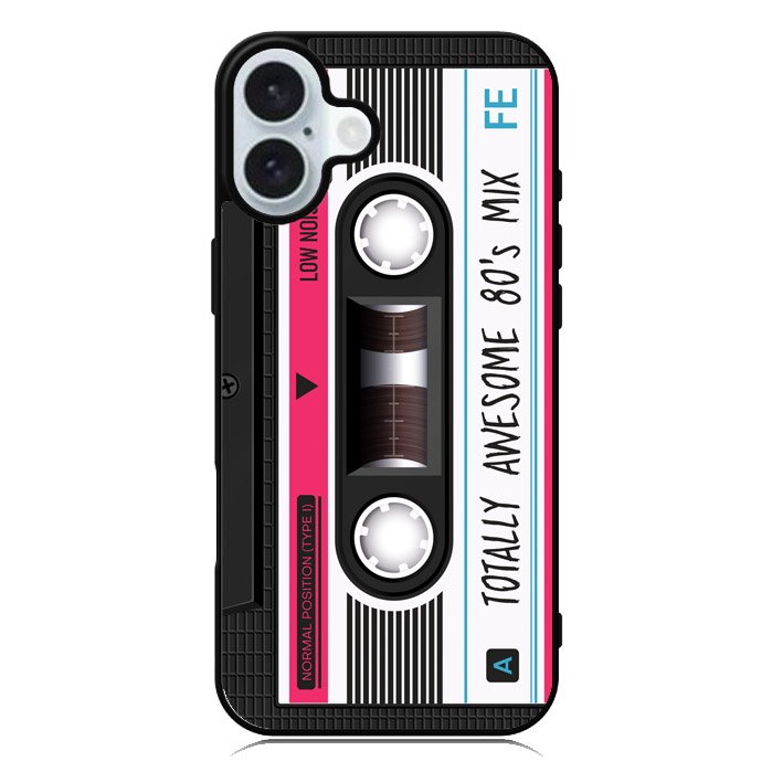 cassette tape pink iPhone 16 Plus Case QC11190