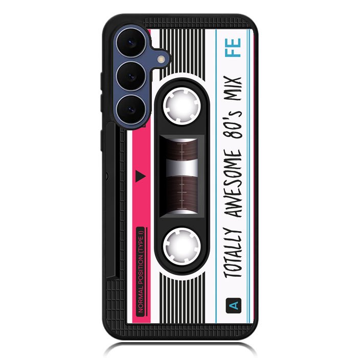 cassette tape pink Samsung Galaxy S25 FE Case OV11190