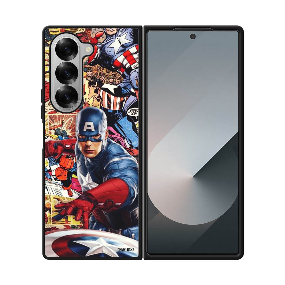 Captain America Samsung Galaxy Z Fold 7 5G Case QC11189