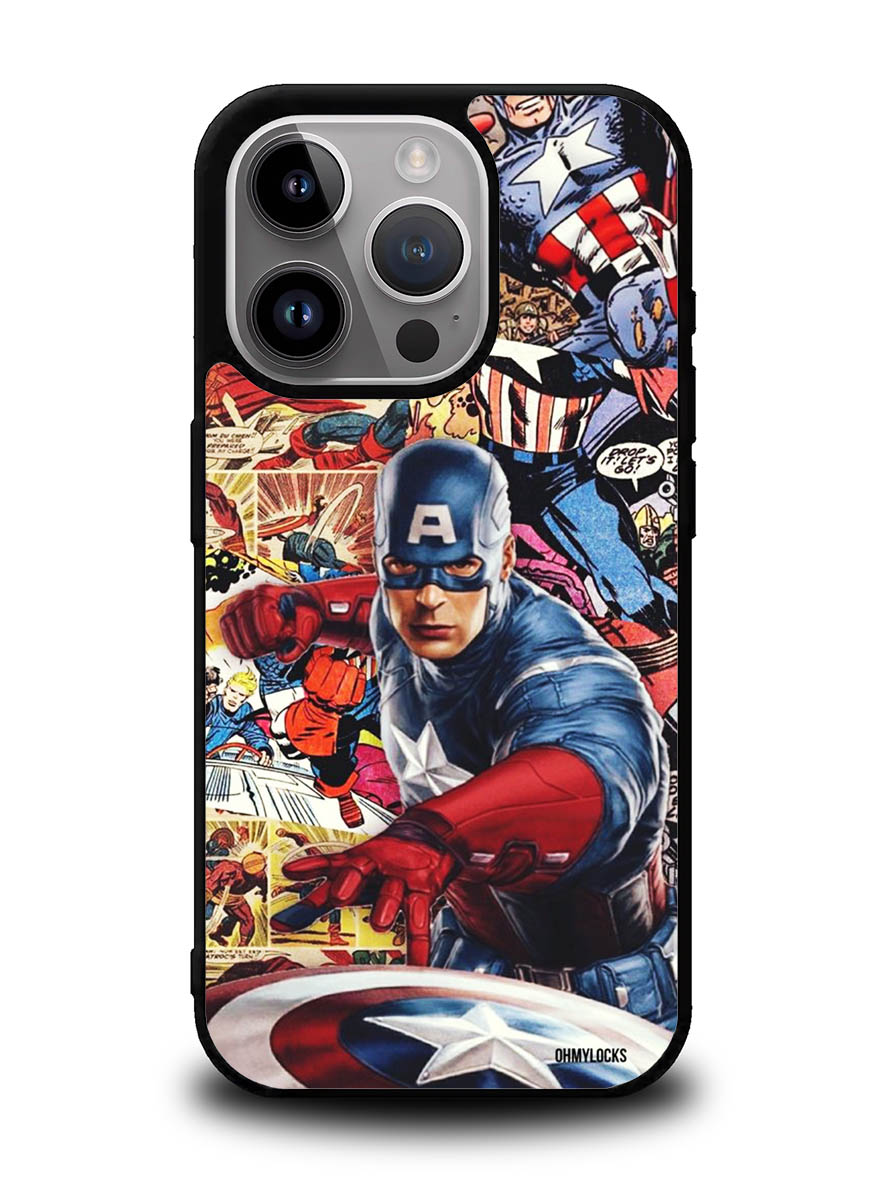 Captain America iPhone 14 Pro Case QC11189