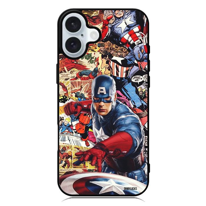 Captain America iPhone 16 Plus Case QC11189
