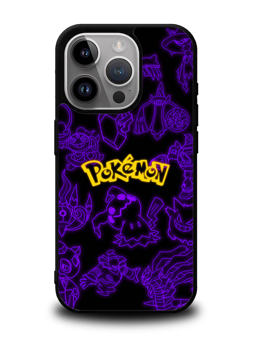 Pokemon light neon iPhone 14 Pro Case QC11003