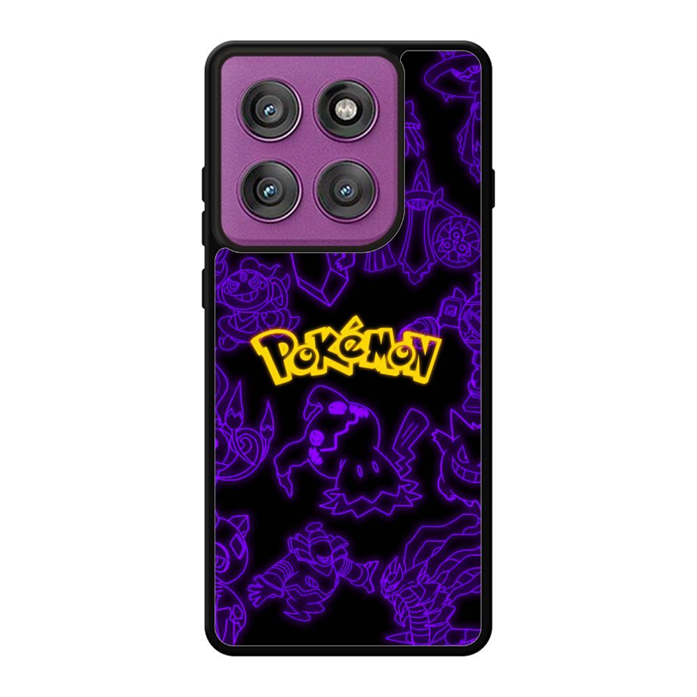 Pokemon light neon Motorola Moto Edge 60 Pro Case QC11003