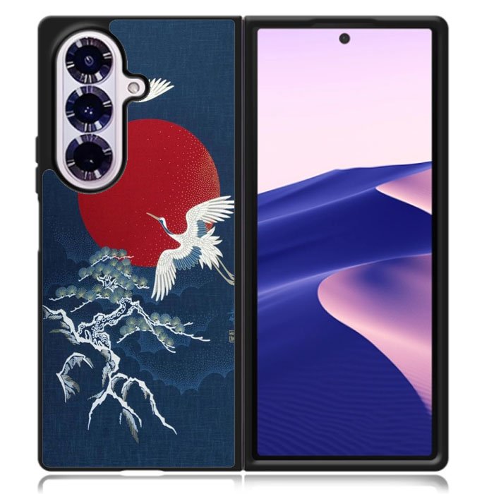 japanese art Samsung Galaxy Z Fold 7 Case OV10881